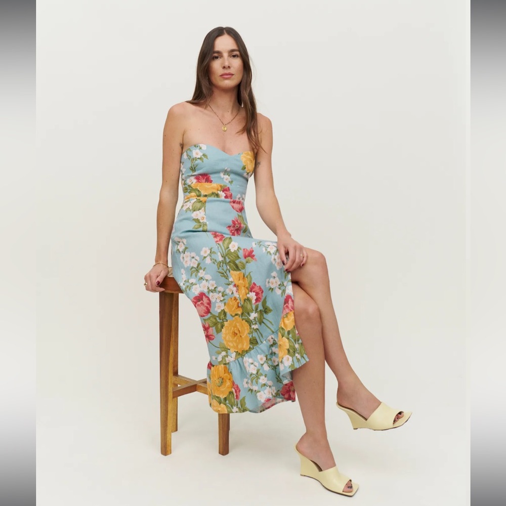 Reformation Amagansett Linen Dress